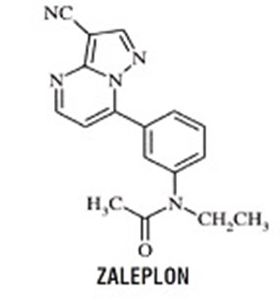 Molecular Structure (Zaleplon Capsules Figure 1)