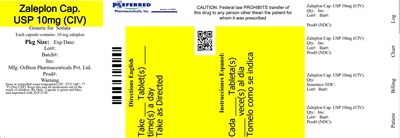 Zaleplon Cap Usp 10mg (Zaleplon Capsules Figure 3)