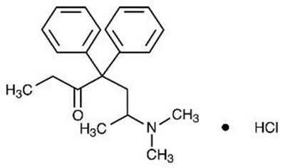 Chemical Structure - methadone conc 1