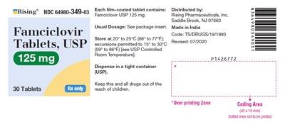 famciclovir-fig1.jpg PACKAGE LABEL-PRINCIPAL DISPLAY PANEL - 125 mg (30 Tablet Bottle) - famciclovir fig1