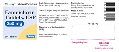 famciclovir-fig2.jpg PACKAGE LABEL-PRINCIPAL DISPLAY PANEL - 250 mg (30 Tablet Bottle) - famciclovir fig2