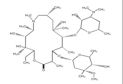 azithromycin-structure.jpg Structure - azithromycin structure