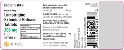 200 mg 30s (Lamotrigine Extended Release Tablets 6)