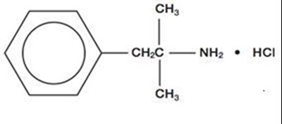 phentermine-01.jpg Chemical Structure - phentermine 01