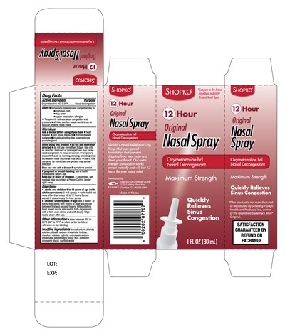 ShopkoNasalSprayOriginal.jpg image of carton label - ShopkoNasalSprayOriginal