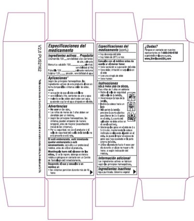 Spanish Label (Childrens Earache Relief 02)