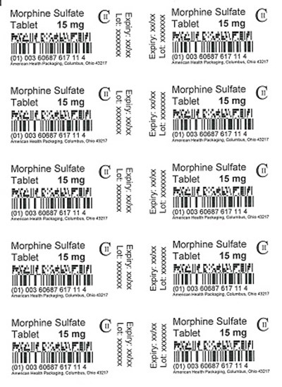 15 mg Morphine Sulfate Tablet Blister (Blister)