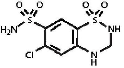 hctz-molec-struc - triamterene and hydrochlorothiazide capsules usp 1