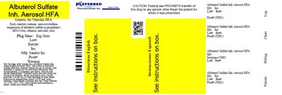 Albuterol Sulfate Inh Aerosol Hfa (Alb05 0001 10)