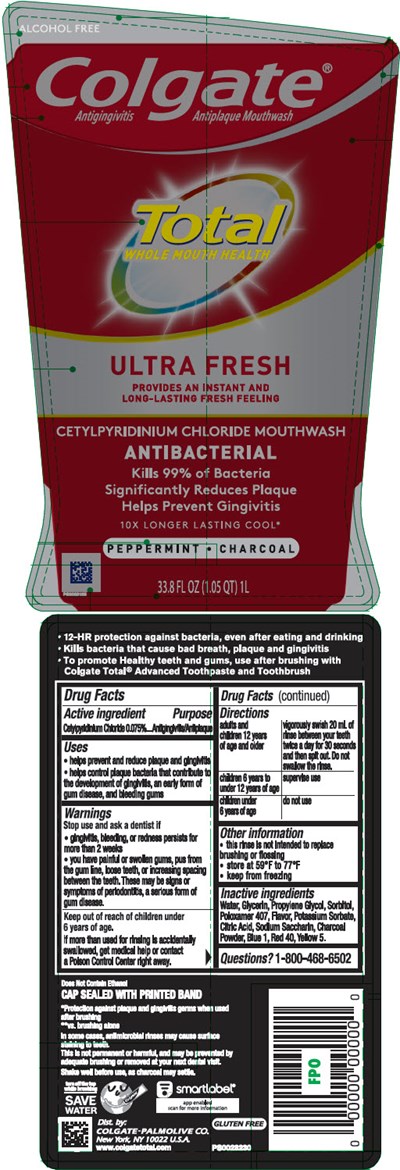colgate-total-01.jpg PRINCIPAL DISPLAY PANEL - 1 L Bottle Label - colgate total 01