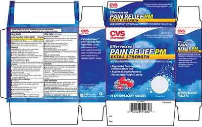 177BE16CVSFC.jpg CVS Effervescent Pain Relief PM - 177BE16CVSFC