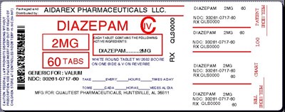 IMAGE LABEL - diazepam 2mg 5mg 10mg tab for qualitest 2