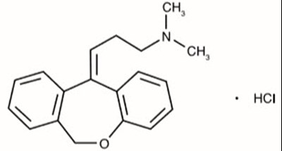 Chemical Structure - doxepin 01