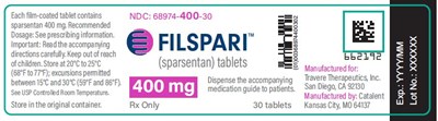filspari-400mg.jpg PRINCIPAL DISPLAY PANEL - 400 mg Tablet Label - filspari 400mg