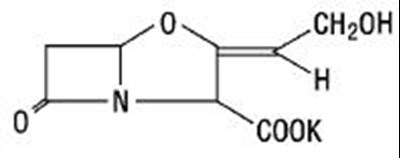 chemical structure - amoxiclav str2