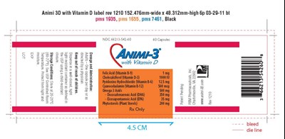 Image Of Label (Animi Label 60 Cap)