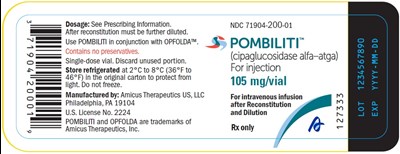 1 Count Carton Label (Pombiliti 04)