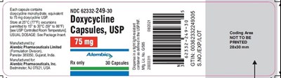 Doxycycline mg 75