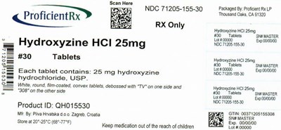 71205-155-20 (Hydroxyzine Hydrochloride Tablet Film Coated 3)