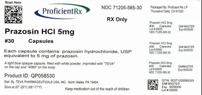 71205-585-30 - prazosin hydrochloride capsule 071745 4