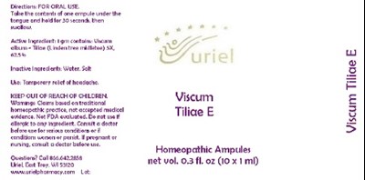 Viscumtiliaeeampules