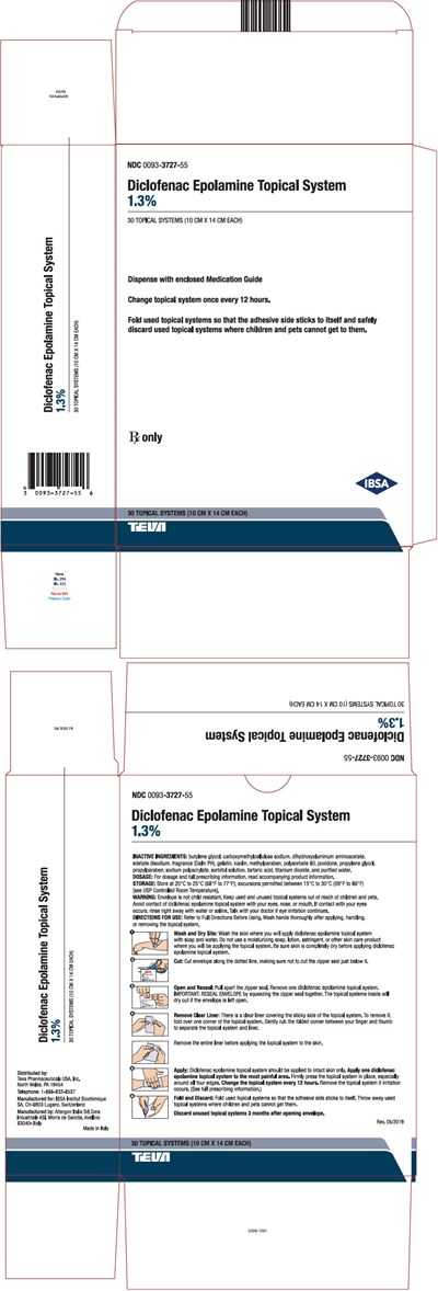 diclofenac-04.jpg PRINCIPAL DISPLAY PANEL - 30 Topical System Pouch Carton - diclofenac 04