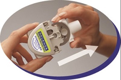 relenza-spl-graphic-04.jpg Step A: Load the medicine in DISKHALER - relenza spl graphic 04