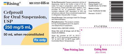 cefprozil-fig2.jpg PACKAGE LABEL-PRINCIPAL DISPLAY PANEL - 250 mg/5 mL (50 mL Bottle) - cefprozil fig2