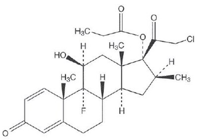 Chemical Structure (Clobetasol 01)