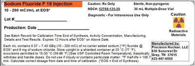 Vial Label 30 mL - NaF1