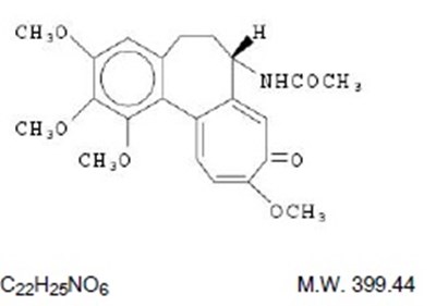 Chemical Structur - colchicine str