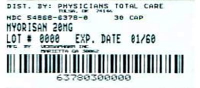 Principal Display Panel (20 mg Prescription Blister Pack)