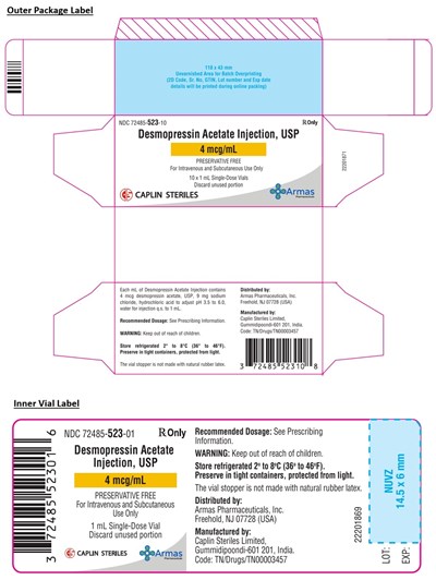 Desmopressin Acetate (single Dose) (72485523 2)