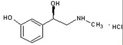 Structural Formula (Phenylephrine Hydrochloride Injection Usp   Nda 1)