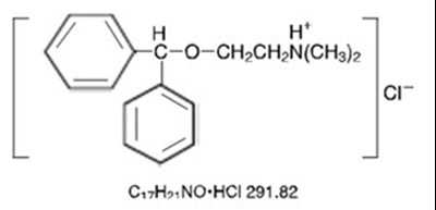 Chemical Structure (Diphenhydramine 01)