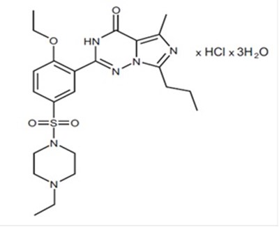 Structure - vardenafil str
