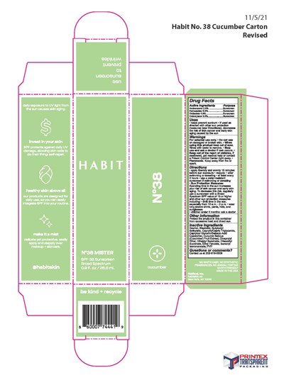 2 (Habit N38 Cucumber Carton)