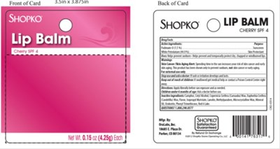 Shopko Front And Back Card Spf 4 Cherry Lip Balm (D923ebdd A031 4792 832e E6af33c3ba9f 01)