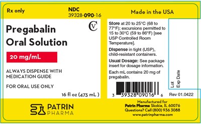 Principal Display Panel (473 mL Bottle Label)