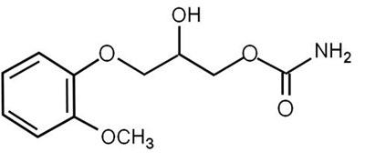 Methocarbamol Chemical Structure (Image 01)