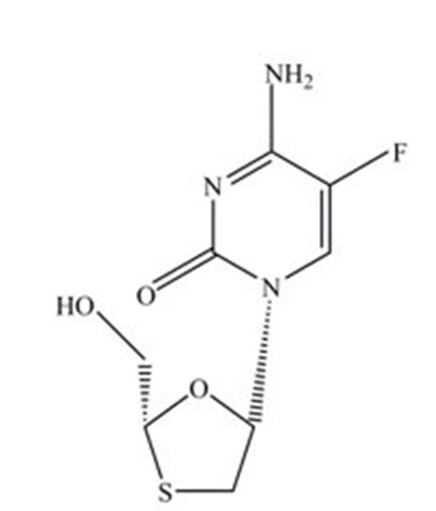 Emtricitabine Structural Formula - image 01