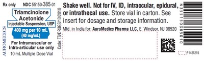 Package Label-principal Display Panel-400 mg Per 10 mL (40 mg/ml) (Container Label)