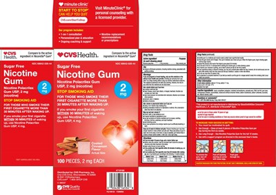 Nicotine Gum 2 mg And 4 mg Coated Cinnamon 1