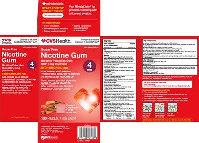 Nicotine Gum 2 mg And 4 mg Coated Cinnamon 2