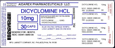 dicyclomine-hcl-10mg-cap-20mg-tab-for-lannett-2.jpg IMAGE LABEL - dicyclomine hcl 10mg cap 20mg tab for lannett 2