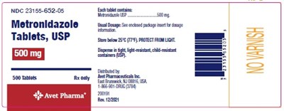Metronidazole Spl 500mg500s