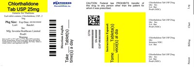 Chlorthalidone Tab Usp 25mg (Label 01)