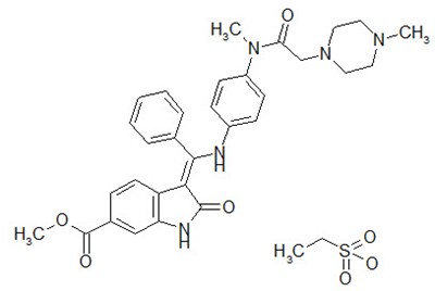 Chemical Structure - ofev 01