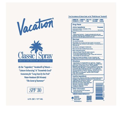 Wrap Label - Vacation ClassicSpray 20220215