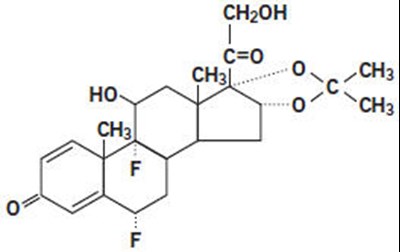 Chemical Structure (Fluocinolone 01)